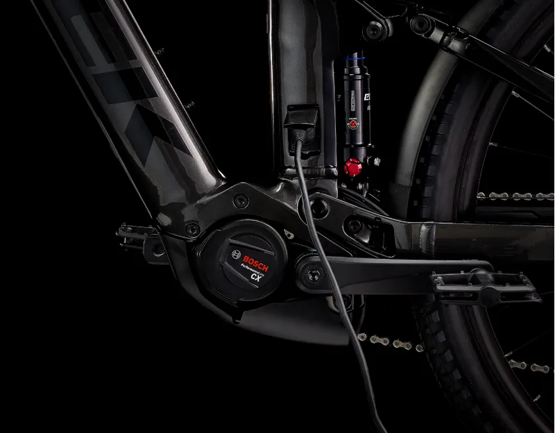 Trek Powerfly FS 4 Equipped Gen 3 Electric Mountain Bike 2023 in Matte Dnister Black-9